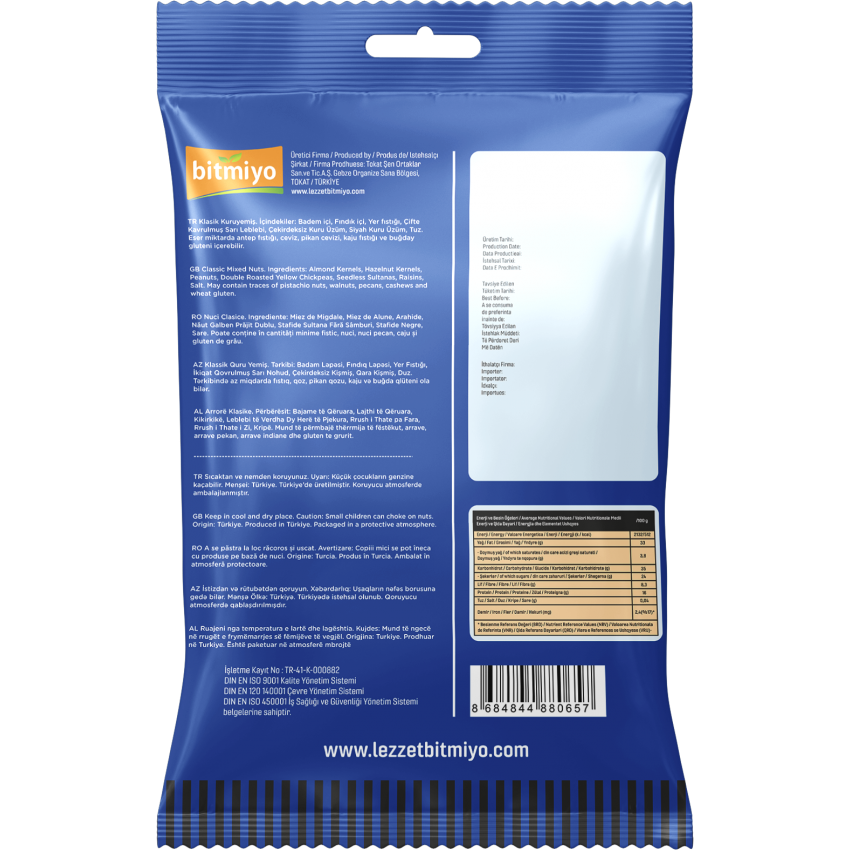 KURUYEMİŞ KLASİK KARIŞIK